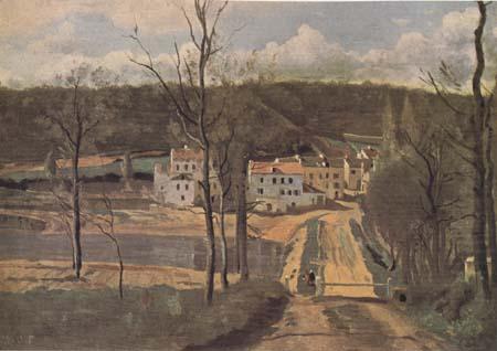 Jean Baptiste Camille  Corot Les Maisons Cabassud a Ville-d'Avray (mk11) china oil painting image